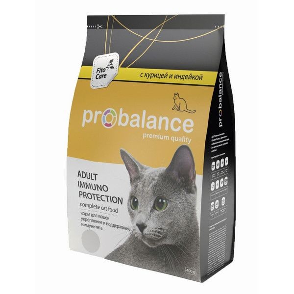 Сухой корм для стерилизованных кошек и кастрированных котов PROBALANCE Sterilized Курица Рис 400 г