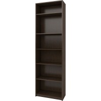 Стеллаж Кабуки 60x201x28 см, ЛДСП, цвет венге