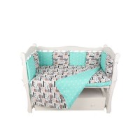 Комплект постельного белья Amarobaby Трасса AMARO-3015-Tr, 15 предметов