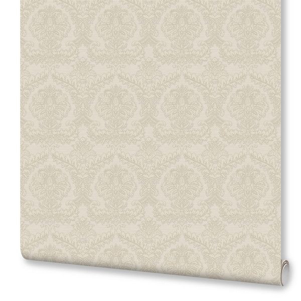 Обои флизелиновые Euro Decor Noble бежевые 1.06 м 7033-02