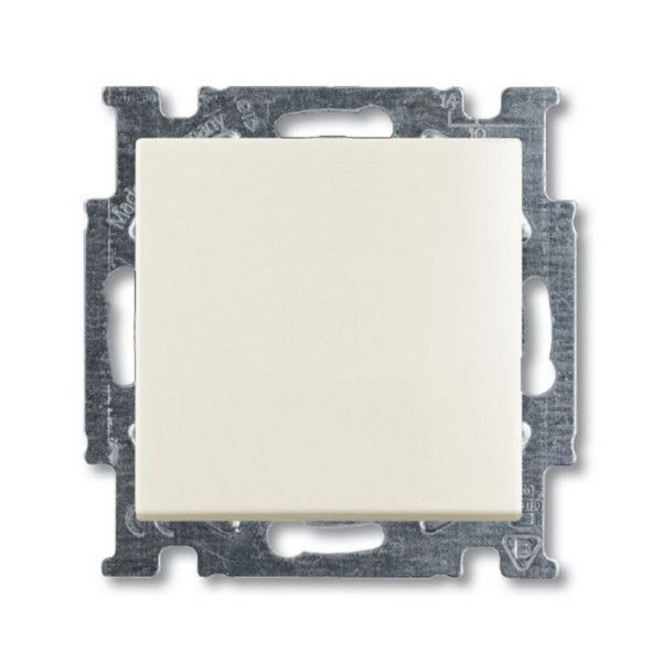 Переключатель промежуточный встраиваемый ABB Basic 55 1 клавиша, цвет бежевый
