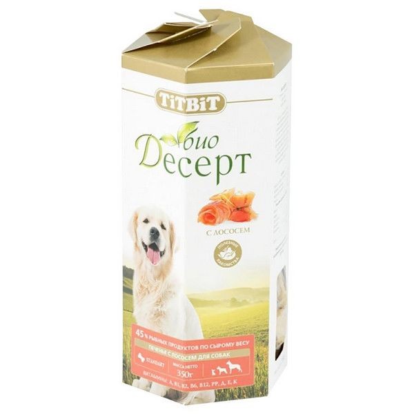 TitBit Печенье с лососем стандарт 350г