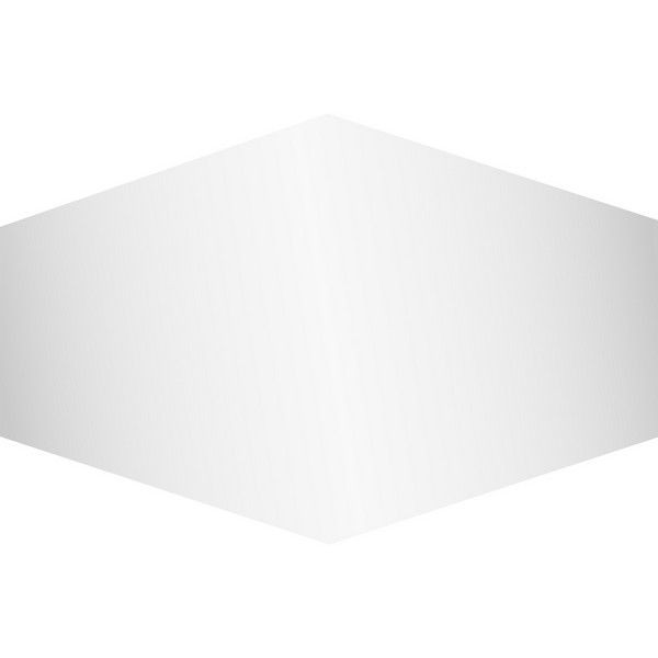 Плитка зеркальная Mirox 3G шестигранная 30x20 см цвет серебро
