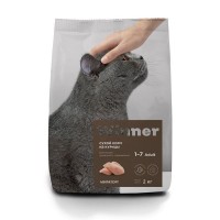 Сухой полнорационный корм для кошек домашнего содержания WINNER Курица 2 кг