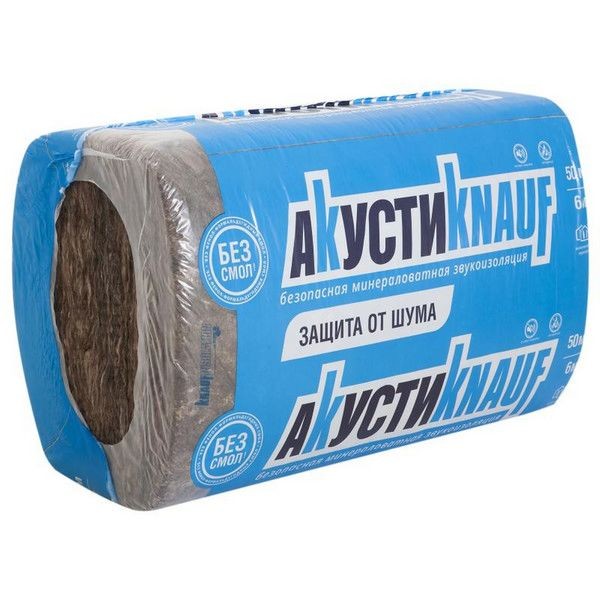 Звукоизоляция Knauf Акустик Knauf 50 мм 6 м²