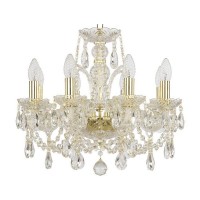 Люстра Bohemia Ivele Crystal 1411 105.8.141.G E14 8 ламп 16 м²