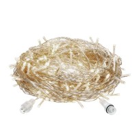 Электрогирлянда наружная «Нить» 5 м 48 LED тёплый белый
