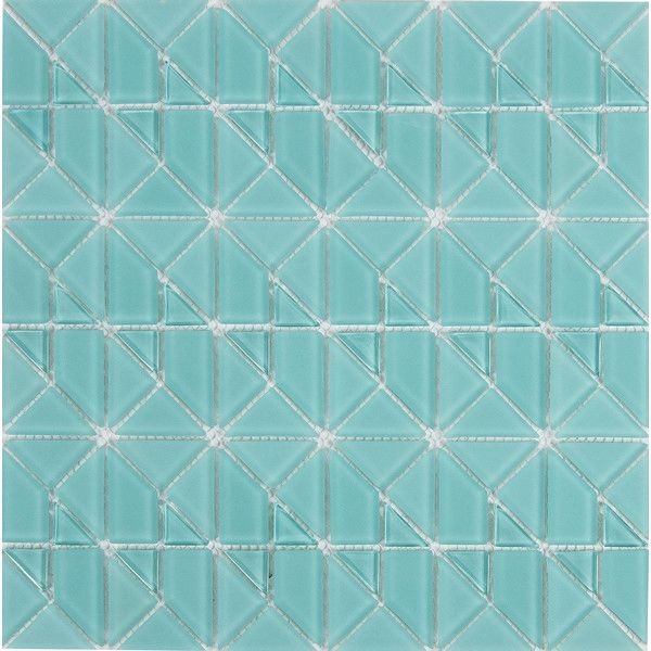 Мозаика стеклянная Artens Sekdem 30x30 см цвет бирюзовый