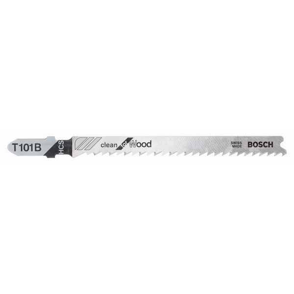 Пилки для лобзика по дереву T101B Bosch, 3 шт.