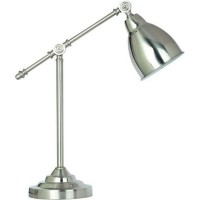 Лампа настольная Arte Lamp Braccio A2054LT-1SS цвет серый