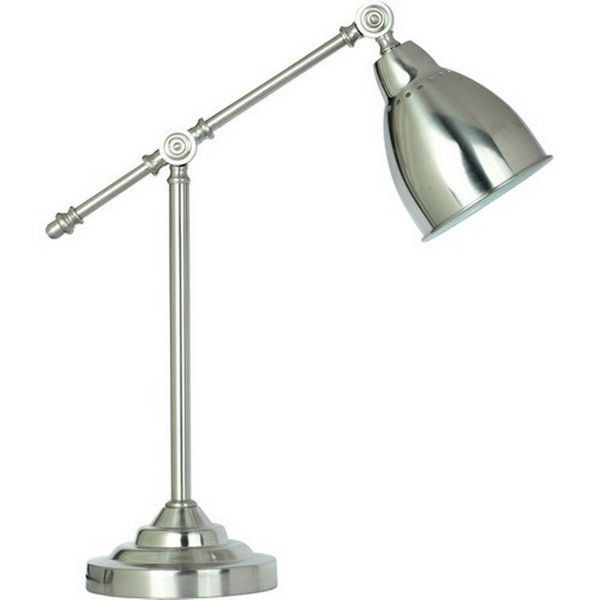 Лампа настольная Arte Lamp Braccio A2054LT-1SS цвет серый