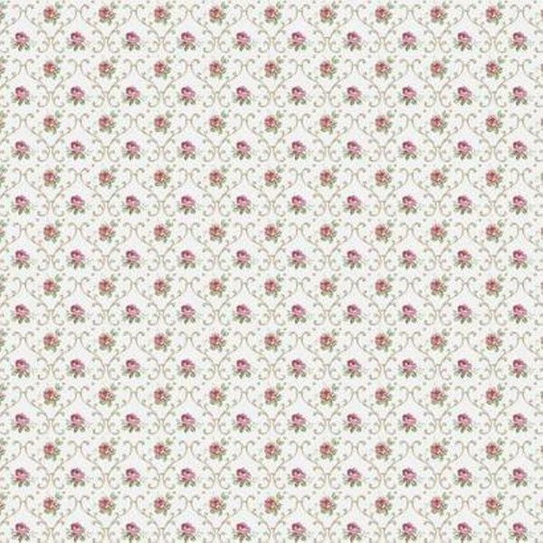 Обои бумажные Georgetown Designs Roses розовые 0.70 м PN0442