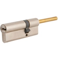 Цилиндр Mottura Project DPC1P6131 S3, 56x10x26 мм, ключ/шток, цвет никель, без вертушки