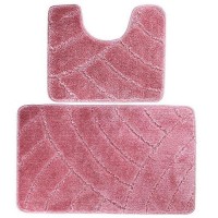 Комплект ковриков для ванной Banyolin Classic 50Х80/50Х40см 11мм (Пудра) 1/25