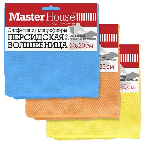 Салфетки для уборки Master House 30х30 см, 1 шт 60443