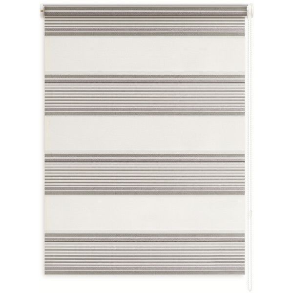 Штора рулонная день-ночь Miamoza Verona 70x160 см серая