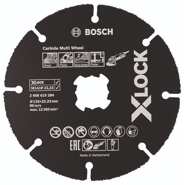 Диск отрезной по дереву Bosch, 125x1x22 мм