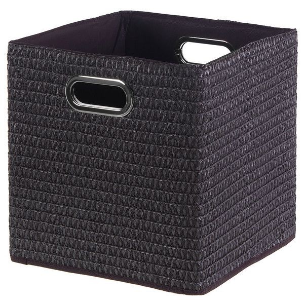 Короб плетеный 31x31x31 см цвет коричневый