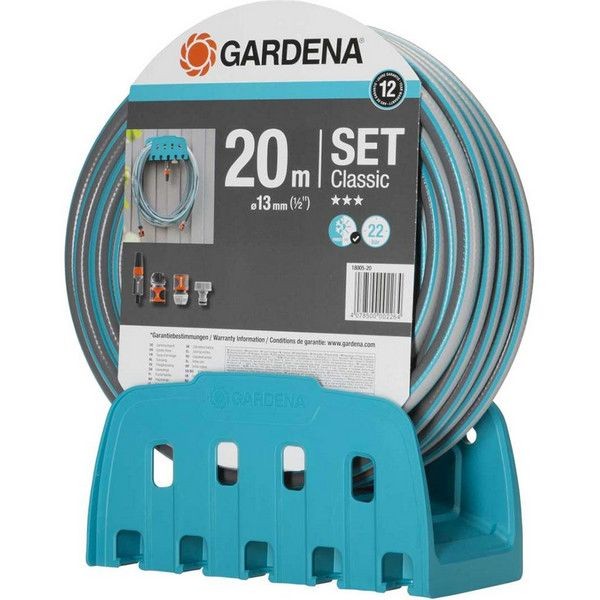 Кронштейн настенный со шлангом Gardena Classic