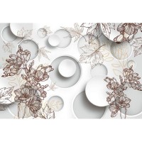 Фотообои DeliceDecor Круги и узоры Ф 219 400х270 см
