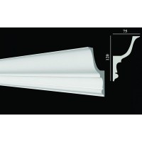 Молдинг потолочный DECOR-DIZAYN DD509 75х2000 мм