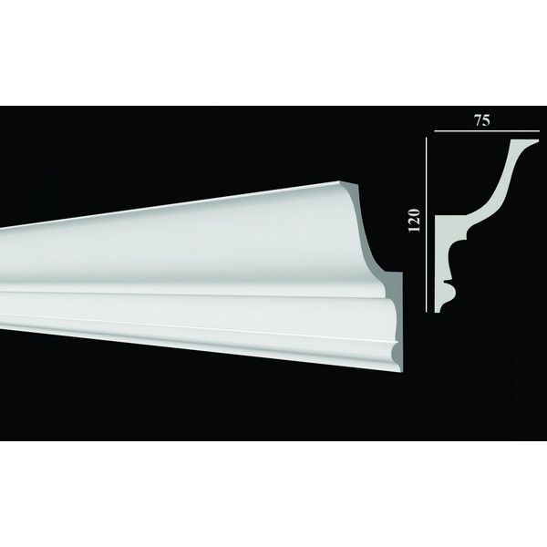 Молдинг потолочный DECOR-DIZAYN DD509 75х2000 мм