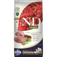 Сухой корм для собак для контроля веса FARMINA N&D Dog Grain Free Weight Management Lamb беззерновой Ягненок Киноа 7 кг
