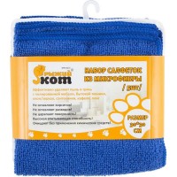 Салфетки для уборки Рыжий кот MFS-01/5 30х30 см 5 шт