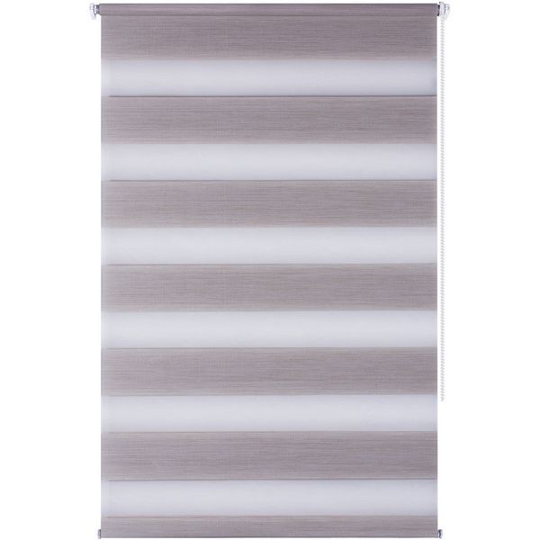 Штора рулонная день-ночь Miamoza Paris 60x160 см, цвет молочный