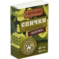 Спички Boyscout «Колумб» 40 мм, 20 шт.