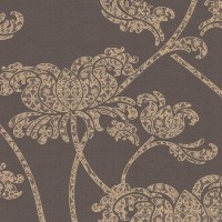 Флизелиновые обои Graham&Brown коричневые 18133 0.52 м