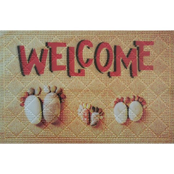 Коврик придверный Varmax Welcome Пляж KF200-139-45