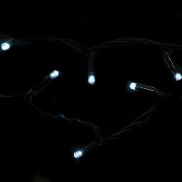 Электрогирлянда наружная «Нить» 10 м 100 LED холодный белый