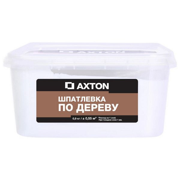 Шпатлёвка Axton для дерева 0,9 кг цвет белый