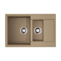 Кухонная мойка OMOIKIRI Daisen 78-2-CA 78х51см искусственный гранит/карамель