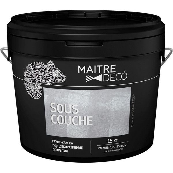 Грунт-краска для декоративных покрытий Maitre Deco «Sous-Couche» 15 кг