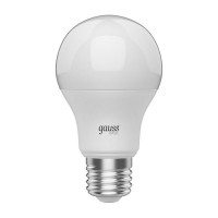 Лампа светодиодная Gauss Basic E27 220 В 9.5 Вт груша 800 лм, тёплый белый свет