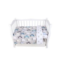 Комплект постельного белья Amarobaby Велосипедисты AMARO-3003-Ve, 3 предмета