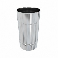 Дымоход 135х0.5 мм 0.25 м нержавеющая сталь