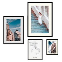 Набор постеров Дом Корлеоне Коллаж Fashion №114 08-0754-110х120, 50х70 см