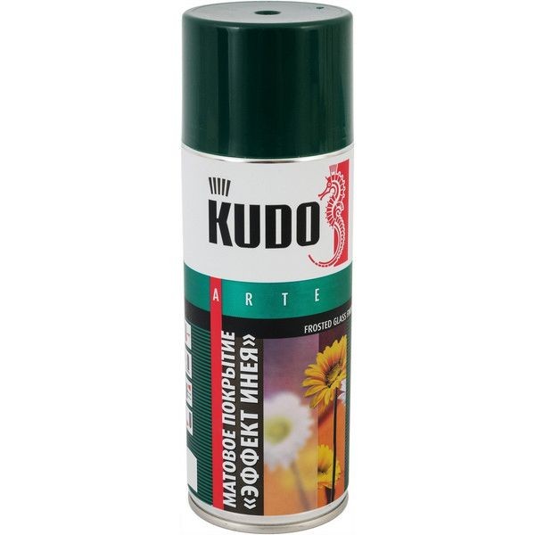Покрытие аэрозольное Kudo для стекла цвет зелёный 0.52 л