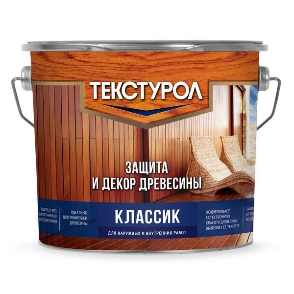 Антисептик Текстурол Классик матовый орех 3 л