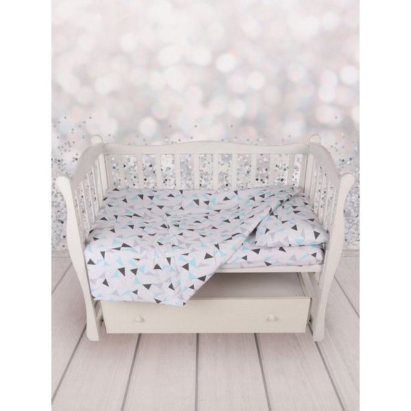 Комплект постельного белья Amarobaby Треугольники AMARO-3003-SCT, 3 предмета