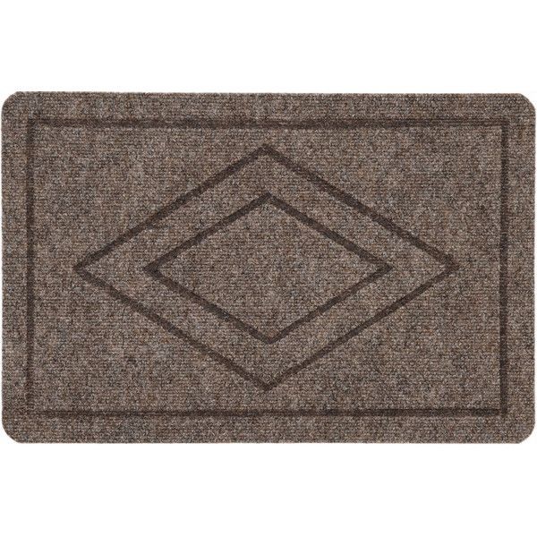 Коврик Thermoprint «Ромб» 40x60 см, полипропилен, цвет бежевый