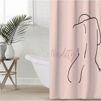 Шторка для ванной Этель Nudity 5494685, 145х180 см