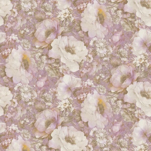 Обои флизелиновые Rasch Fiore розовые 1.06 м 935707