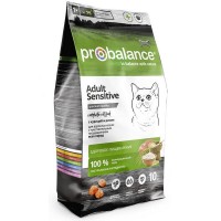 Сухой корм для кошек с чувствительным пищеварением PROBALANCE Sensitive Курица Рис 10 кг