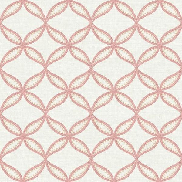 Обои бумажные York Wallcoverings Williamsburg III розовые GS6253 0.52 м