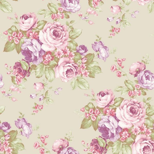 Обои виниловые Aura Abby Rose бежевые 0.53 м AB42405