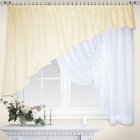 Штора для кухни правая Nivasan Джульетта Hk.DG-P9, 170х400 см